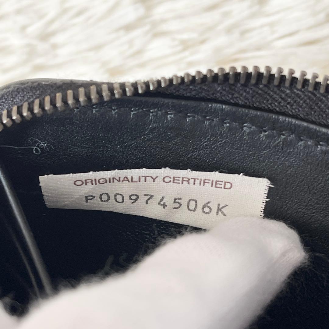 ⭐️未使用品⭐️　ボッテガヴェネタ　イントレチャート　ロングウォレット　ブラック