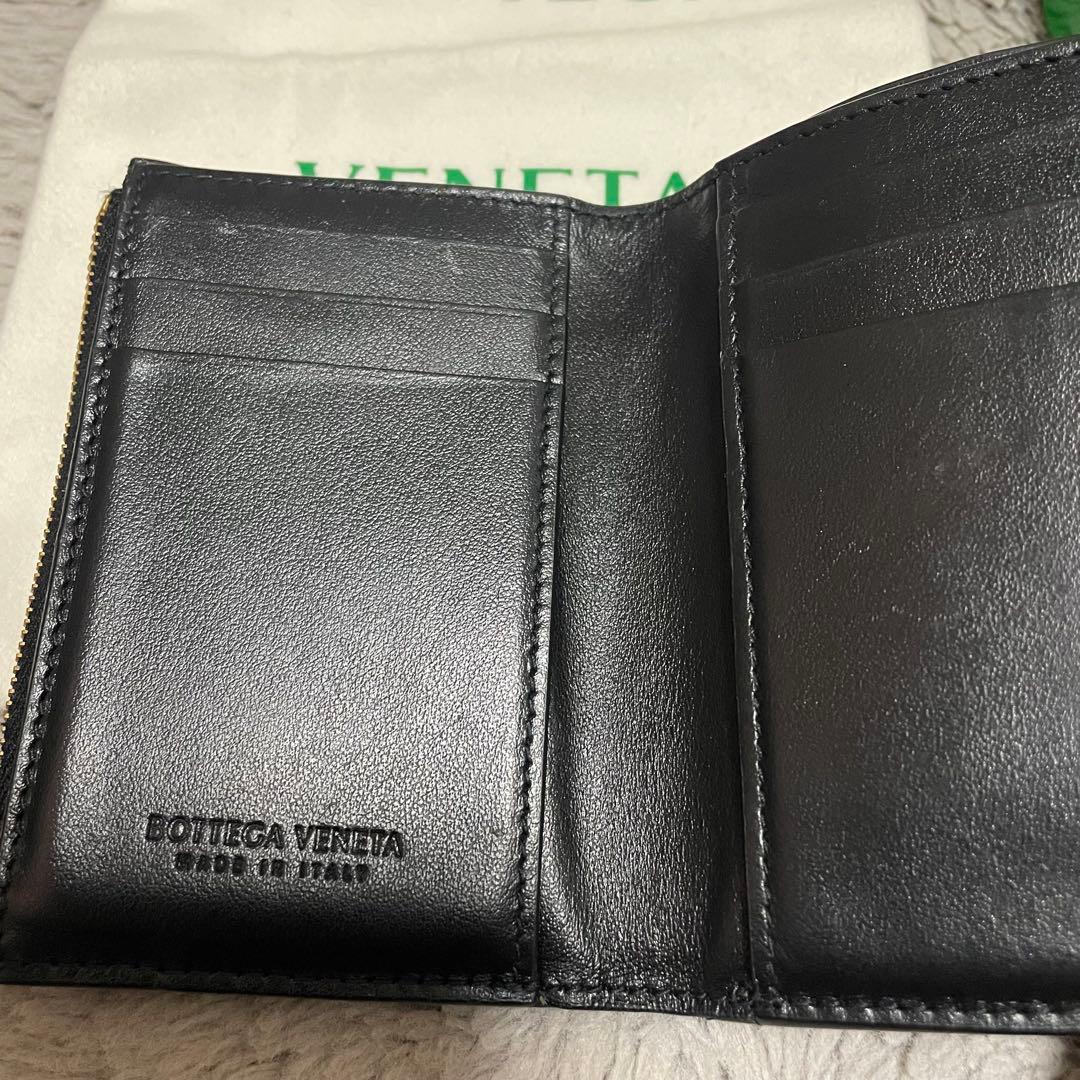 Bottega Veneta 三つ折り財布 ブラック