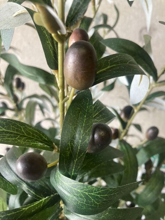 光触媒　人工観葉植物　ウォールグリーン　フェイクグリーン　オリーブ100tp