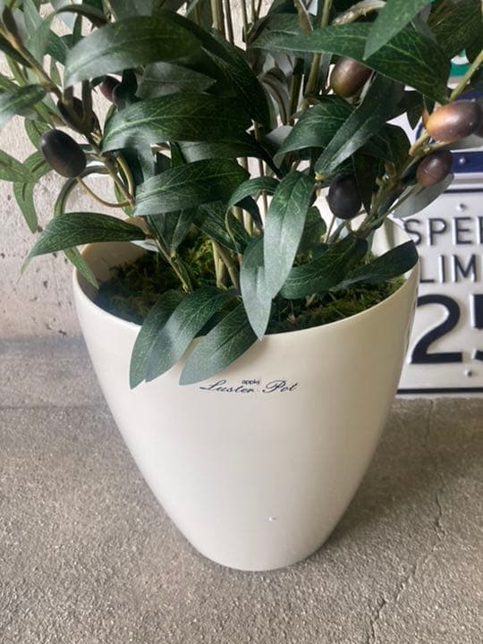 光触媒　人工観葉植物　ウォールグリーン　フェイクグリーン　オリーブ100tp