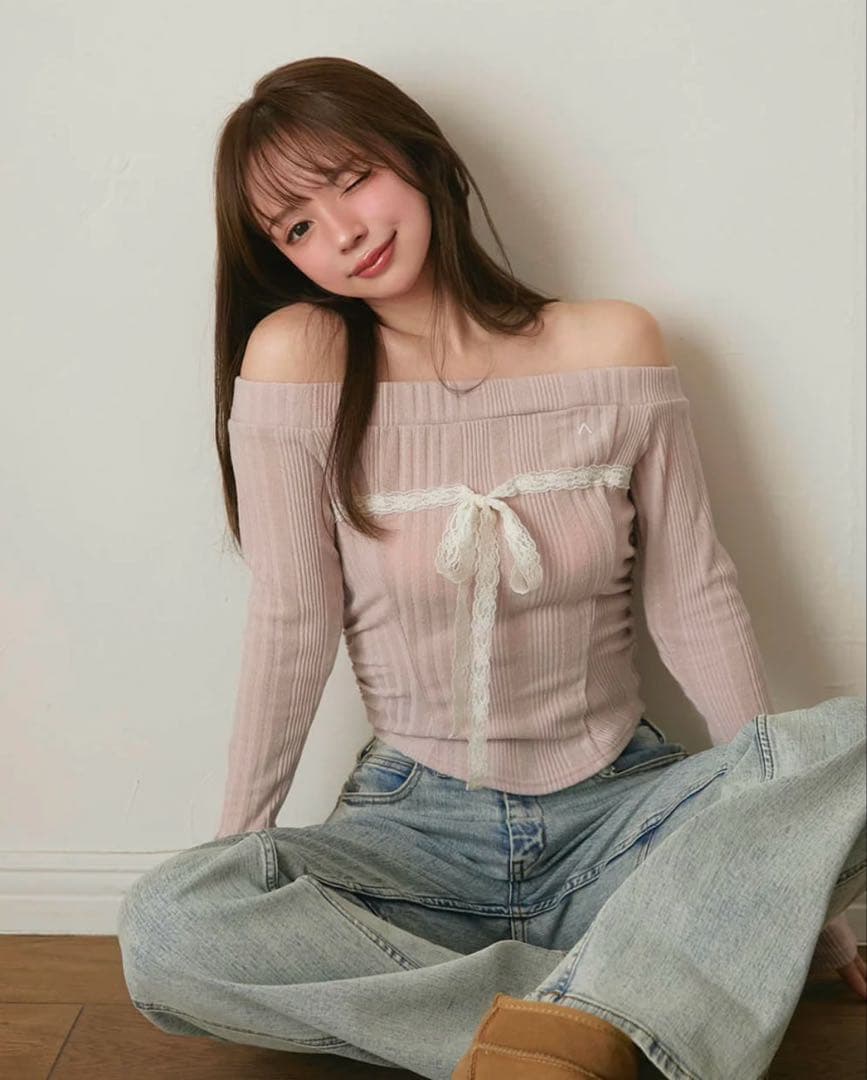 トップス Della ribbon tops andmary