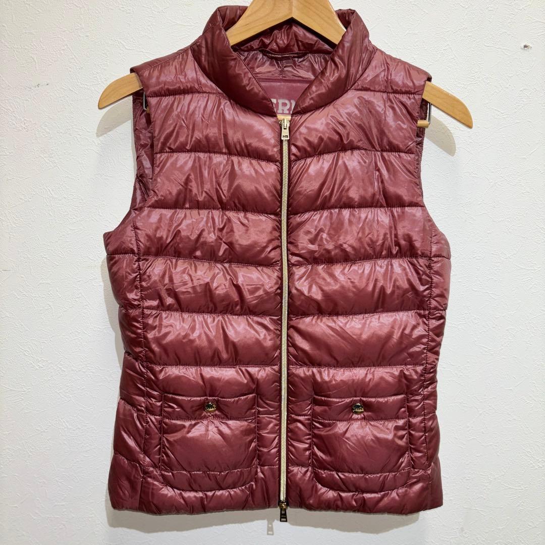 Herno ヘルノ ✩︎美品✩︎ ダウンベスト ピンク サイズM