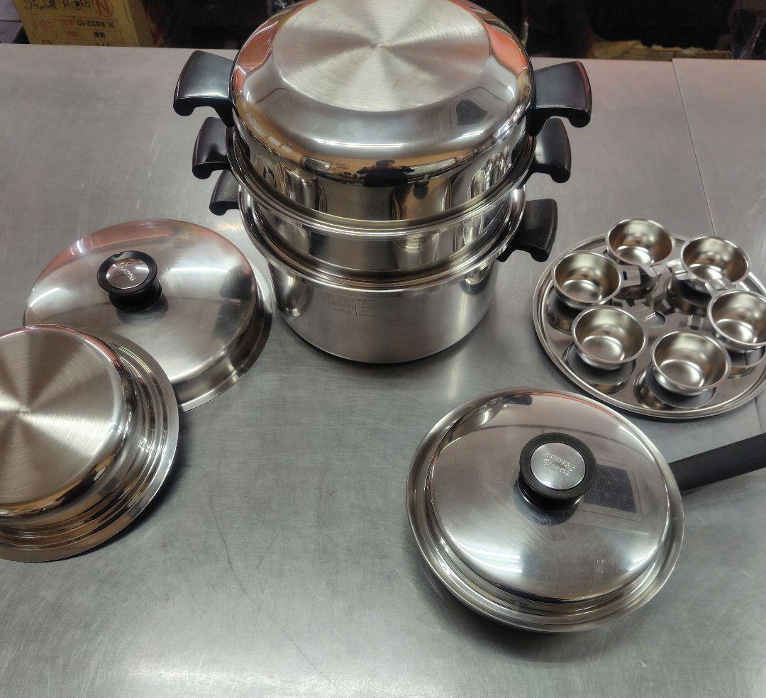 アムウェイクイーン中フライパンシチューパンセット6L