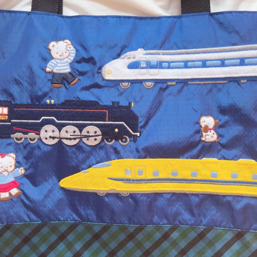 ファミリア　新幹線　レッスンバッグ