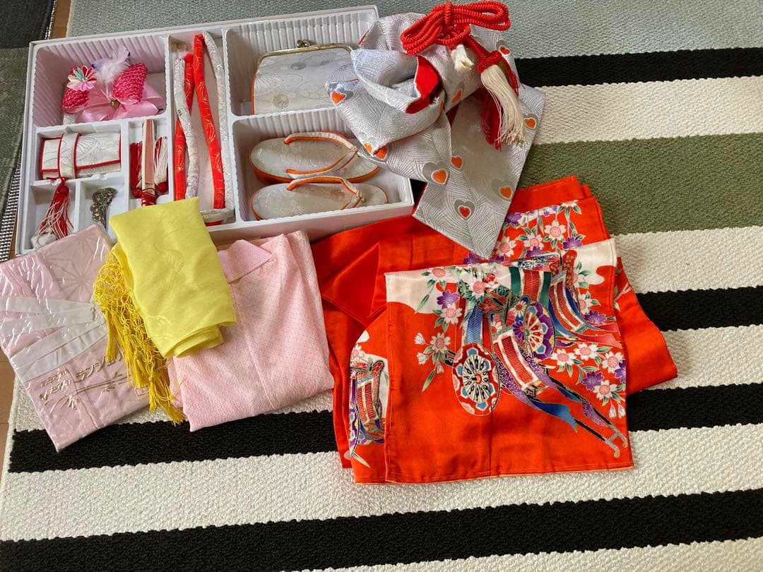 七五三着物　女の子　3歳　セット売り