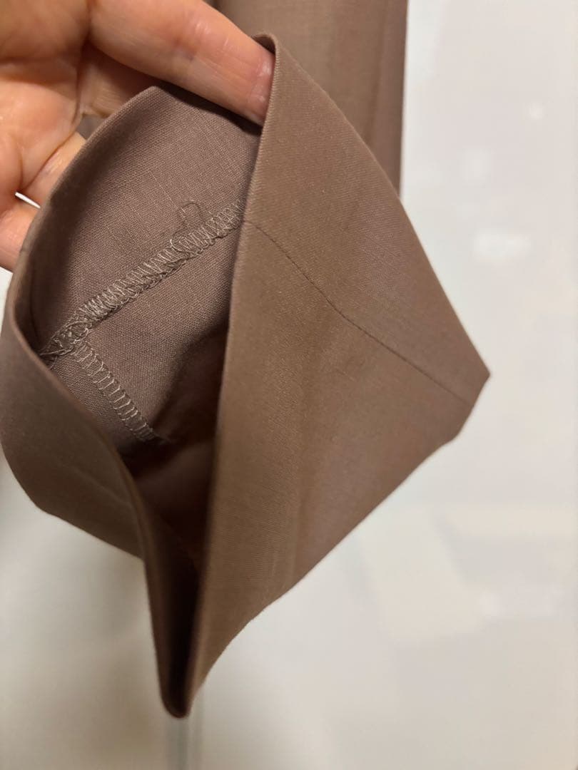 Theoryのピンクベージュスーツセットアップ