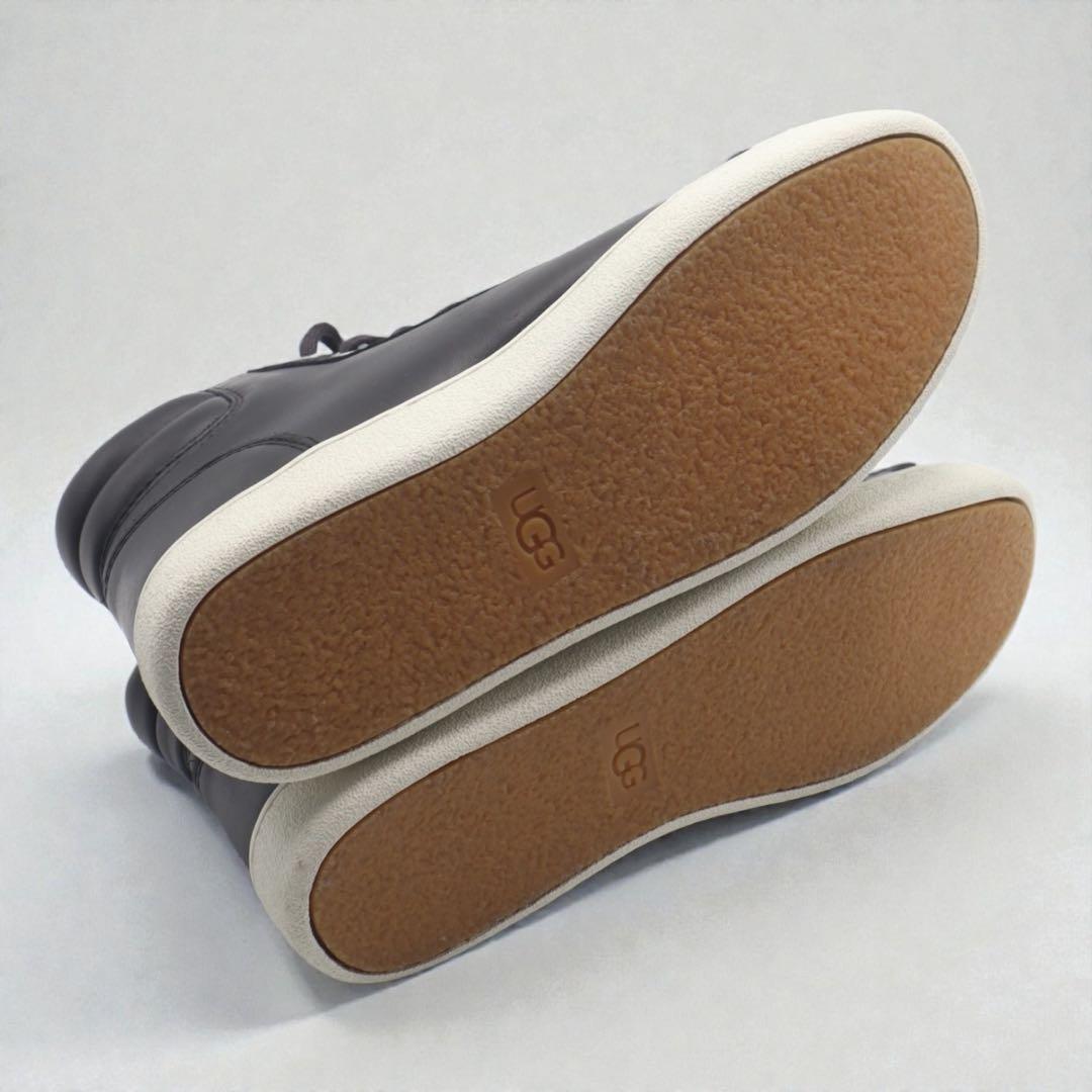 UGG アグ　スニーカー　ハイカット　レザー　ブラック　2208