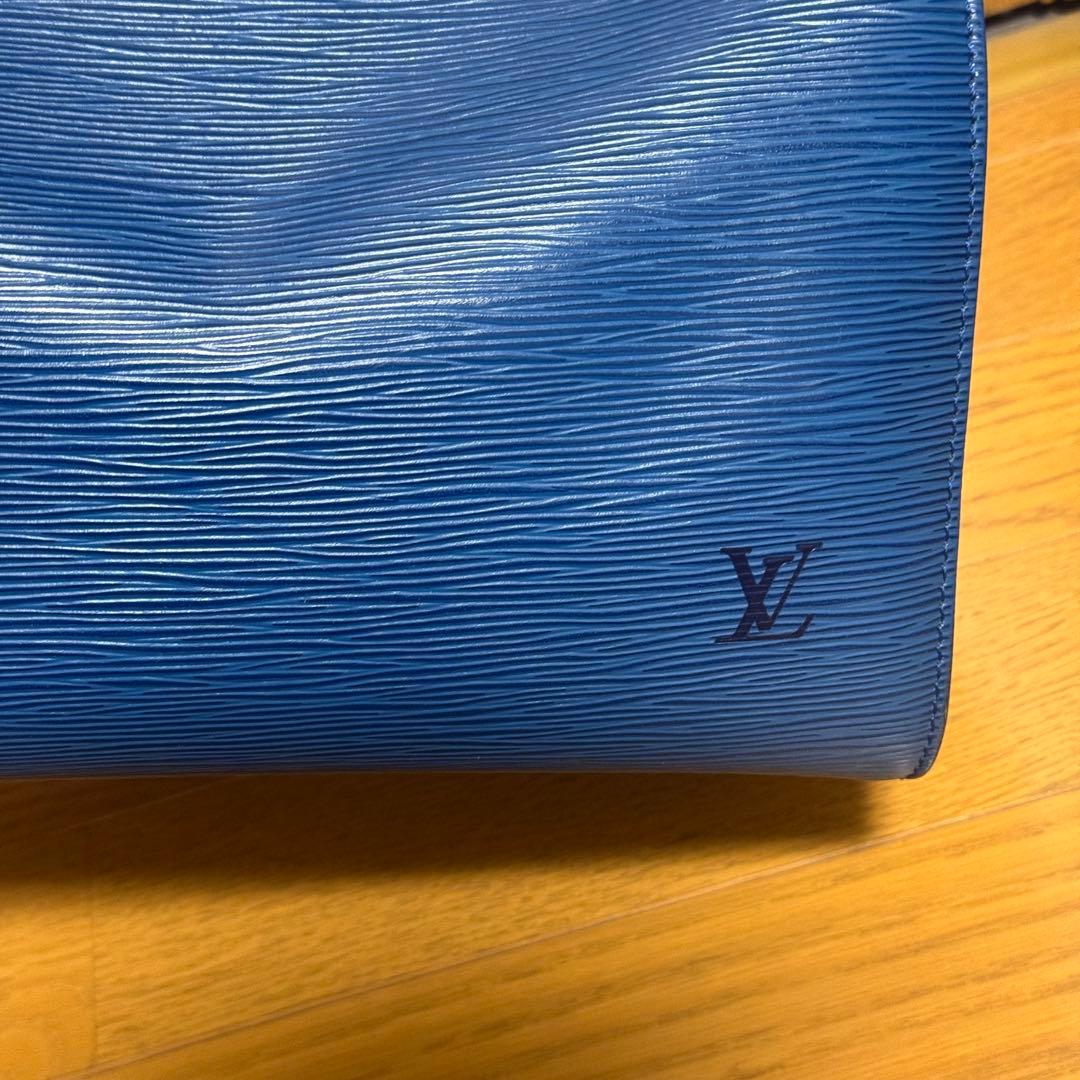 Louis Vuitton エピ　ボストンバッグ ブルー