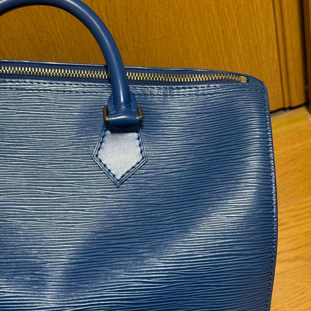 Louis Vuitton エピ　ボストンバッグ ブルー