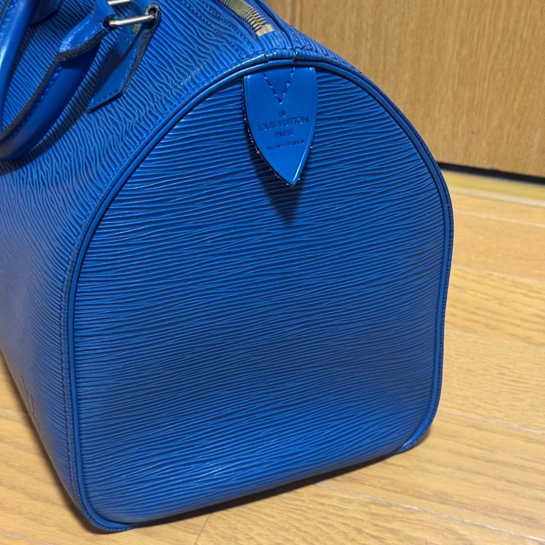 Louis Vuitton エピ　ボストンバッグ ブルー
