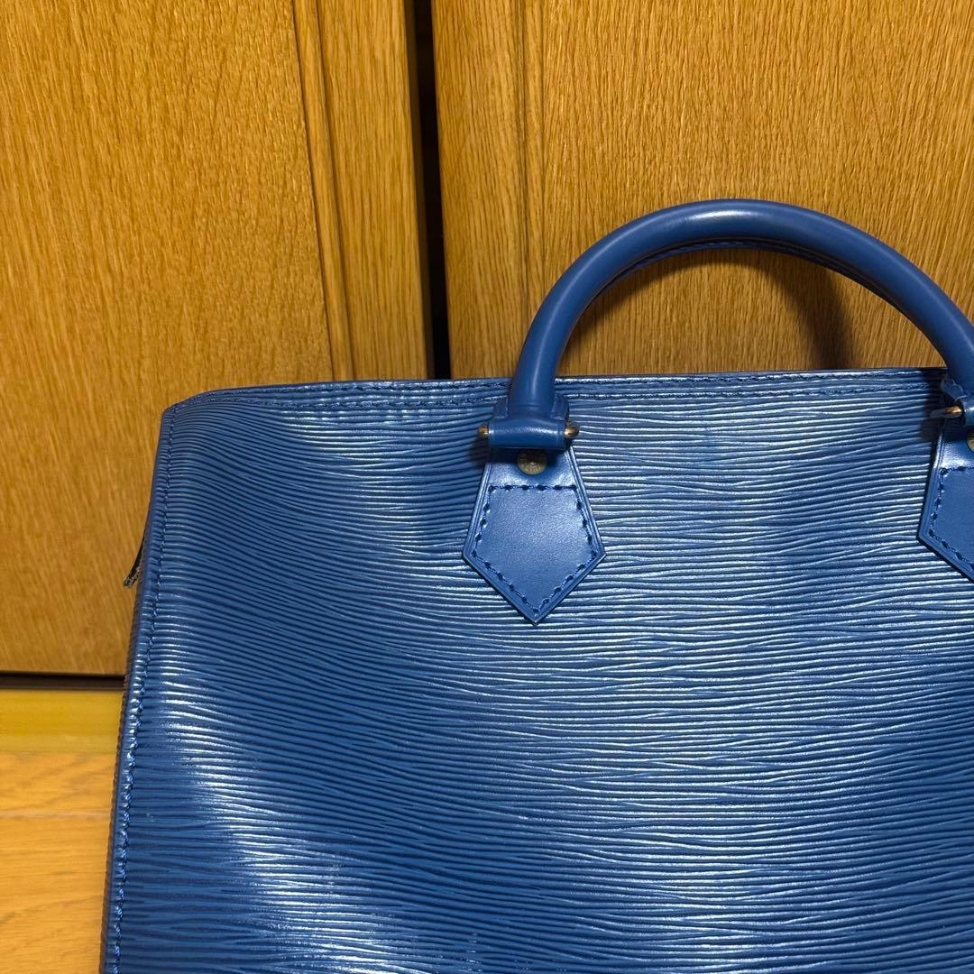Louis Vuitton エピ　ボストンバッグ ブルー