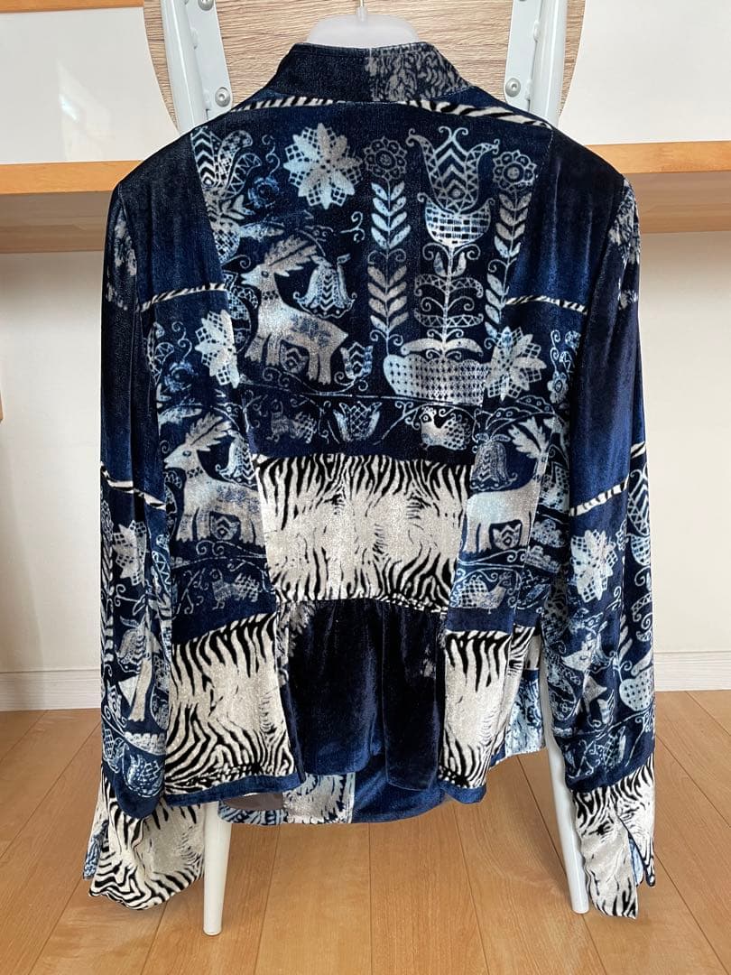 専用 未使用 シルク ラビット毛入ジャケット シャコック