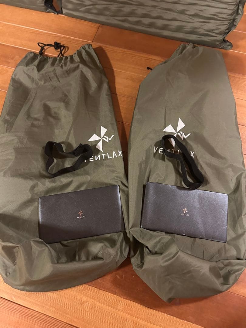 VENTLAX スリーピングマット オリーブグリーン　コヨーテ　4枚セット