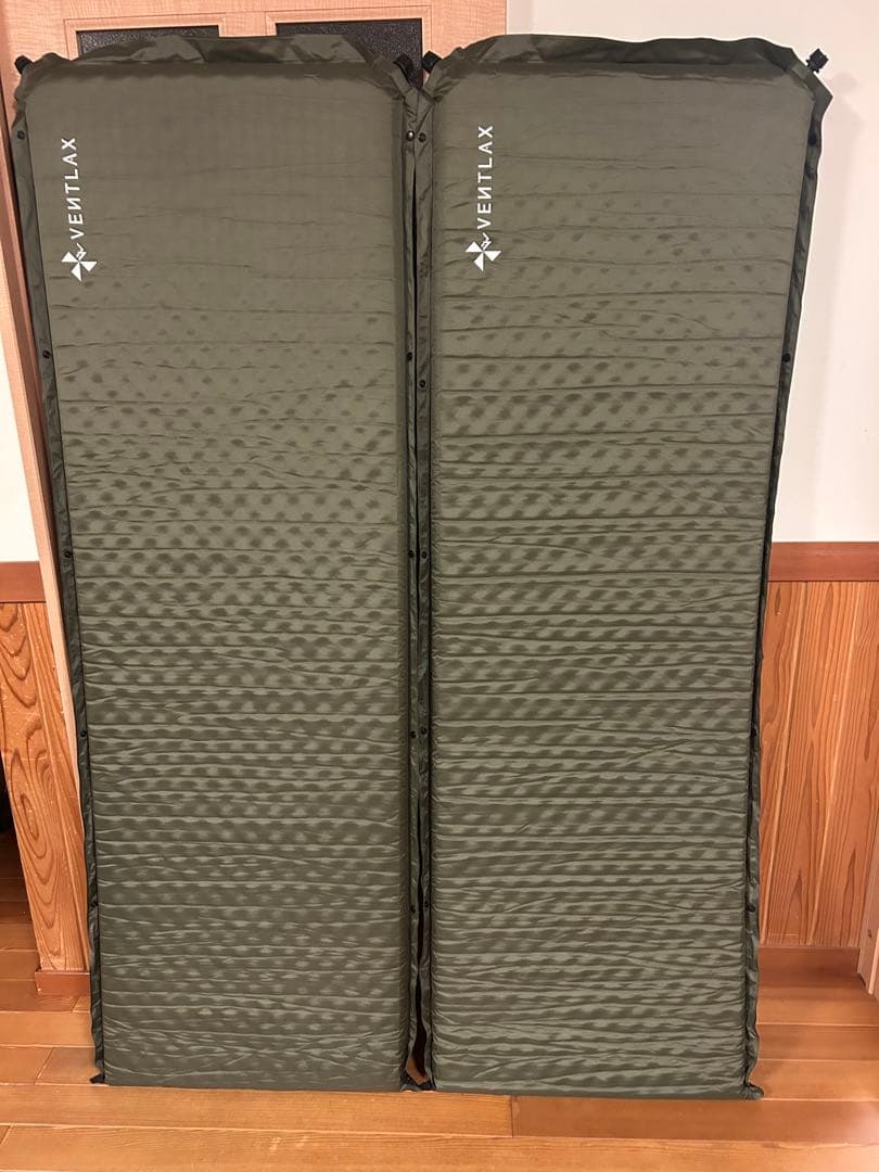 VENTLAX スリーピングマット オリーブグリーン　コヨーテ　4枚セット