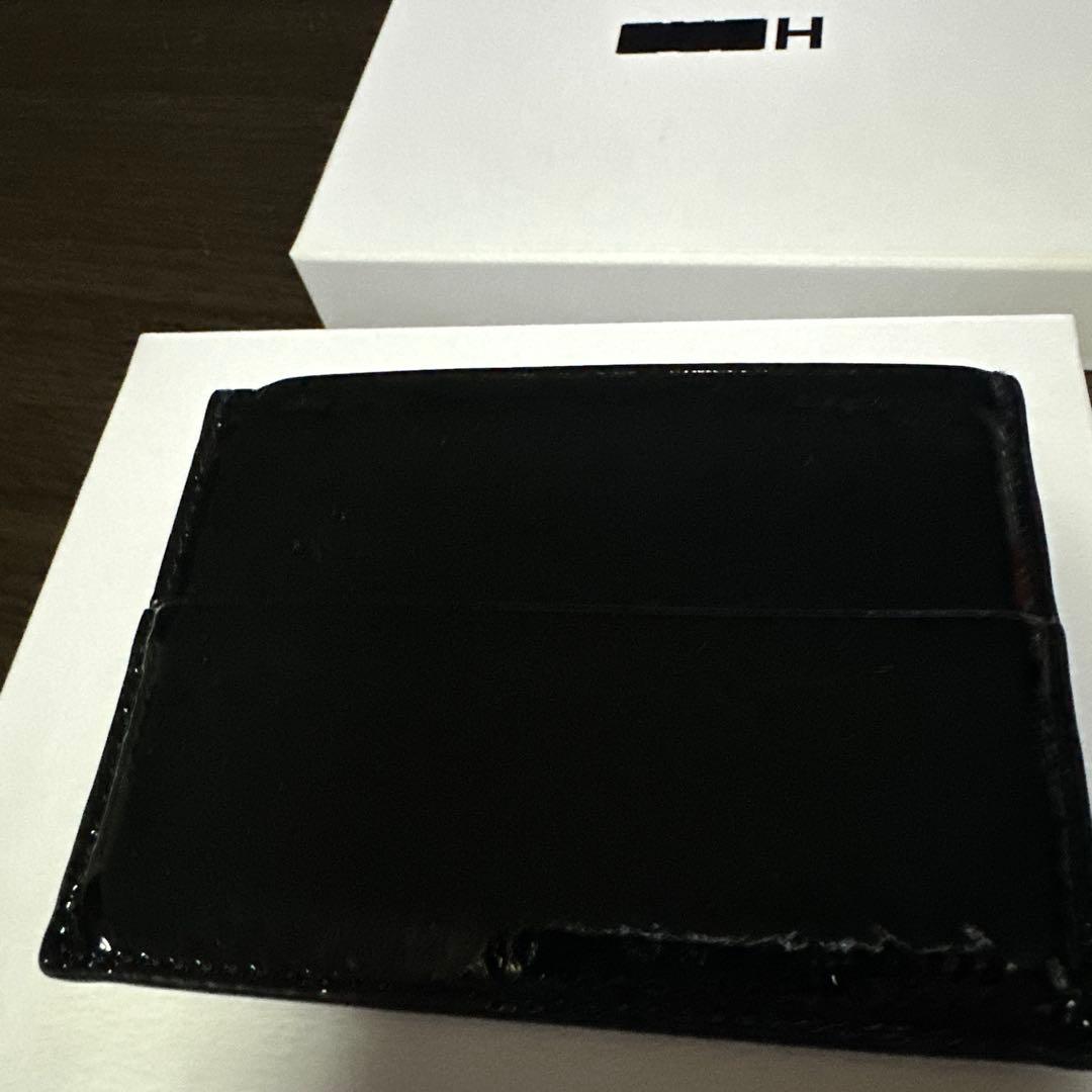 H BEAUTY&YOUTHレザー Lジップウォレット＜H＞レザー カードケース