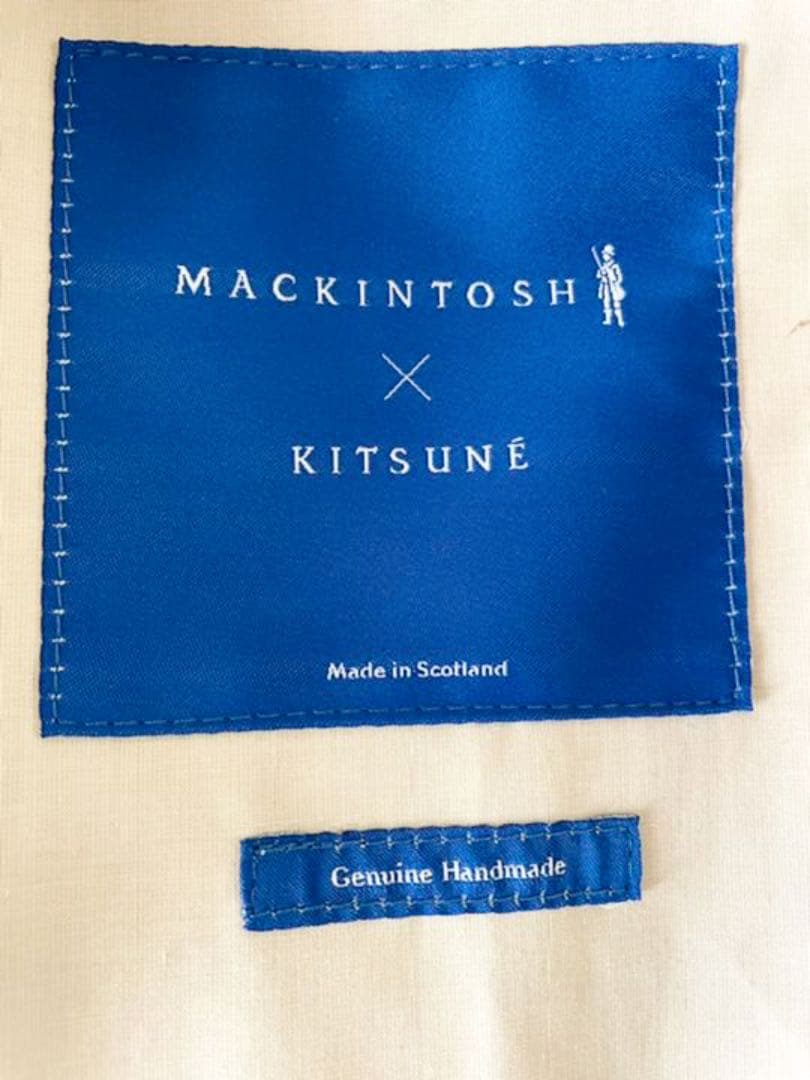 【定価13万】マッキントッシュ× KITSUNE ステンカラー ゴム引き