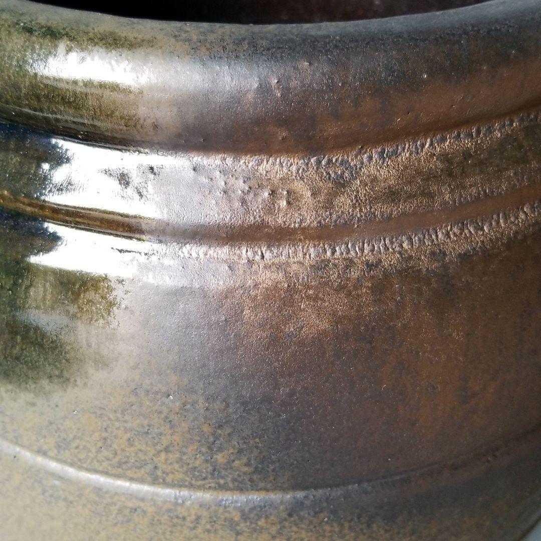 信楽焼傘立て  耳付き壷型 高さ４５cm