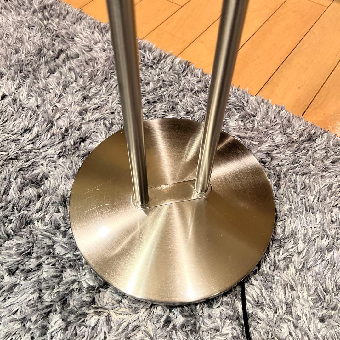 IKEA ISJAKT イスヤクト LEDフロアアップライト　ニッケルメッキ