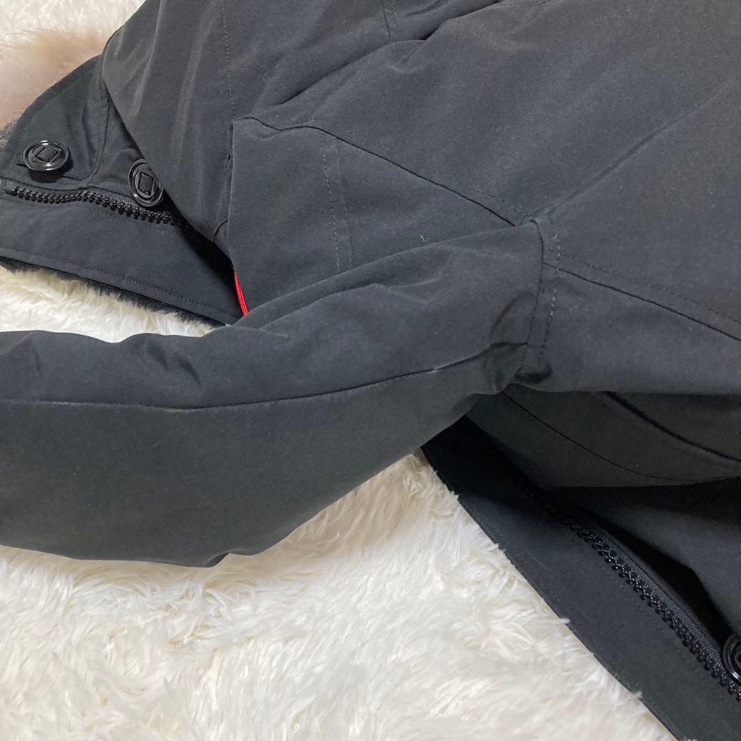 大人気 美品 カナダグース ダウンコート ブロンテ S リアルファー ブラック