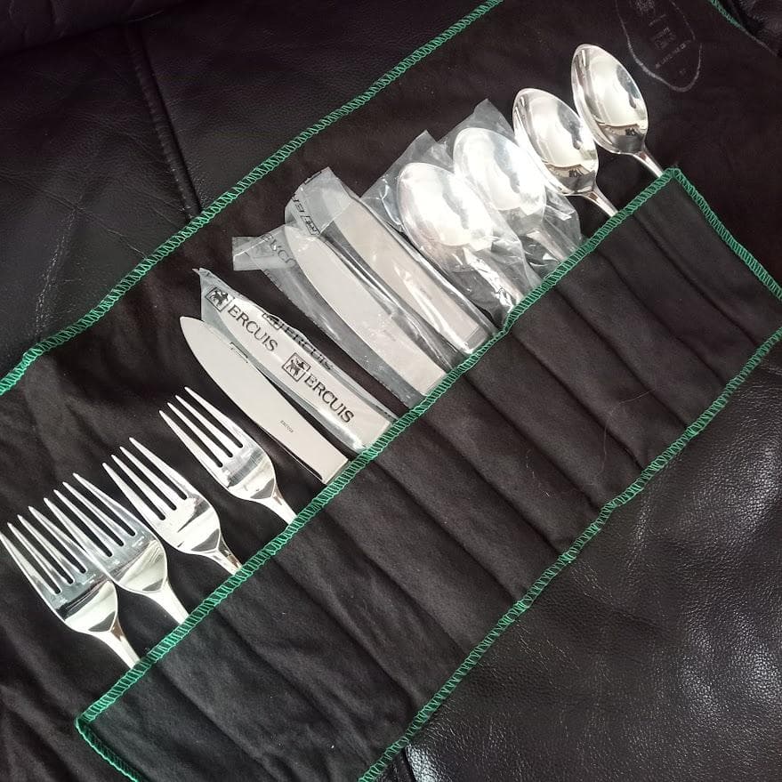 ERCUIS 100 カトラリー12点 未使用多数 専用ケース付 フランス製