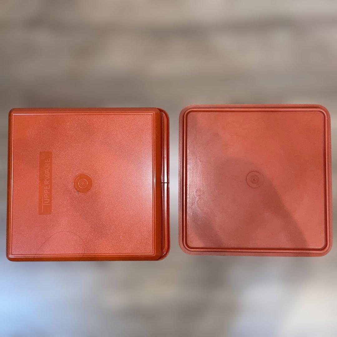 ★激レア★OLD タッパーウェア★食品保存容器★ブレット & スクエアケース★