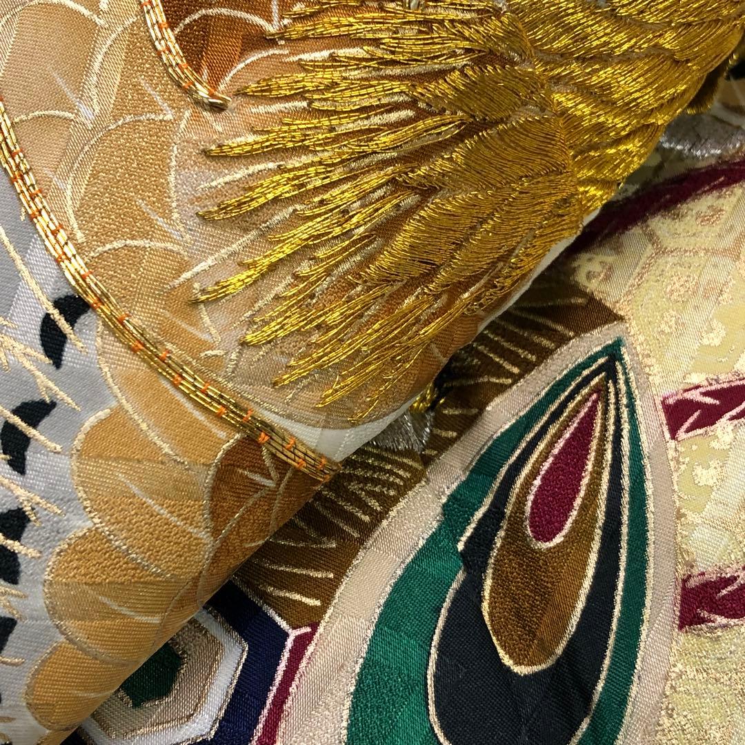 子供着物 羽織 七五三 5歳 鷹に小槌 松 巻物 金駒刺繍 CK-7389