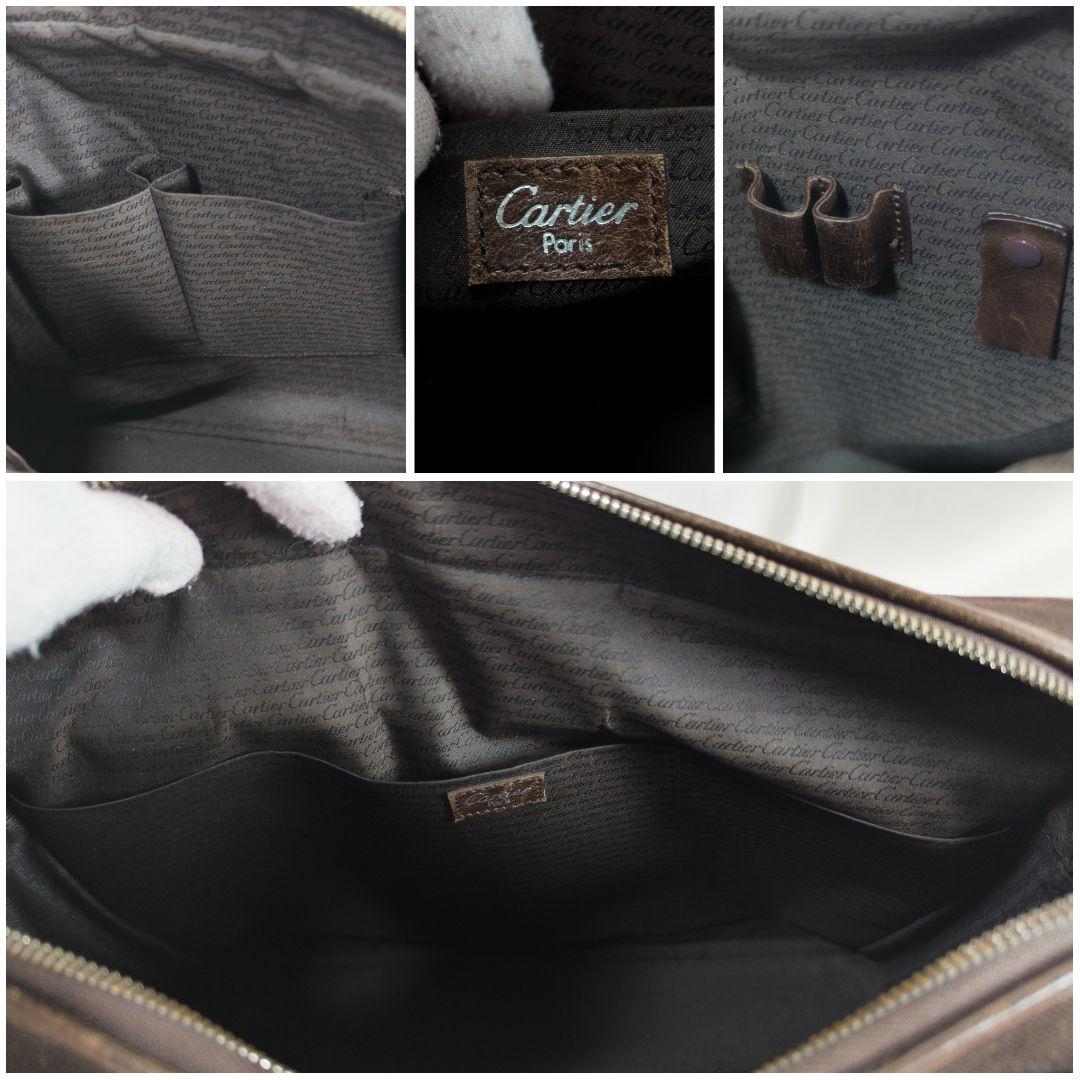 【美品】 カルティ サントス メッセンジャーバッグ ブラウン