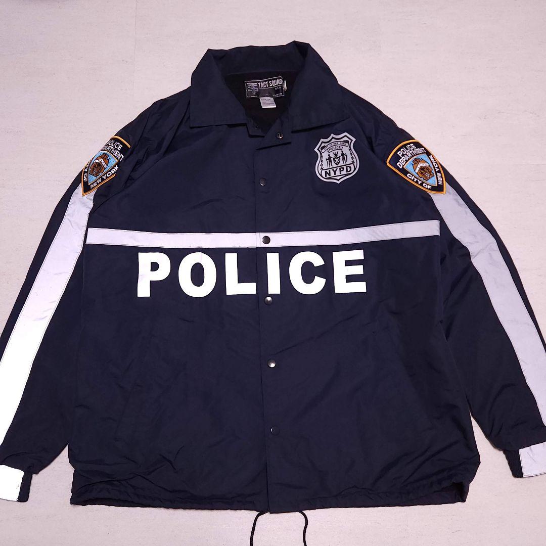 USA NYPD POLICE 実物 ニューヨーク市警 冬用レイドジャケット