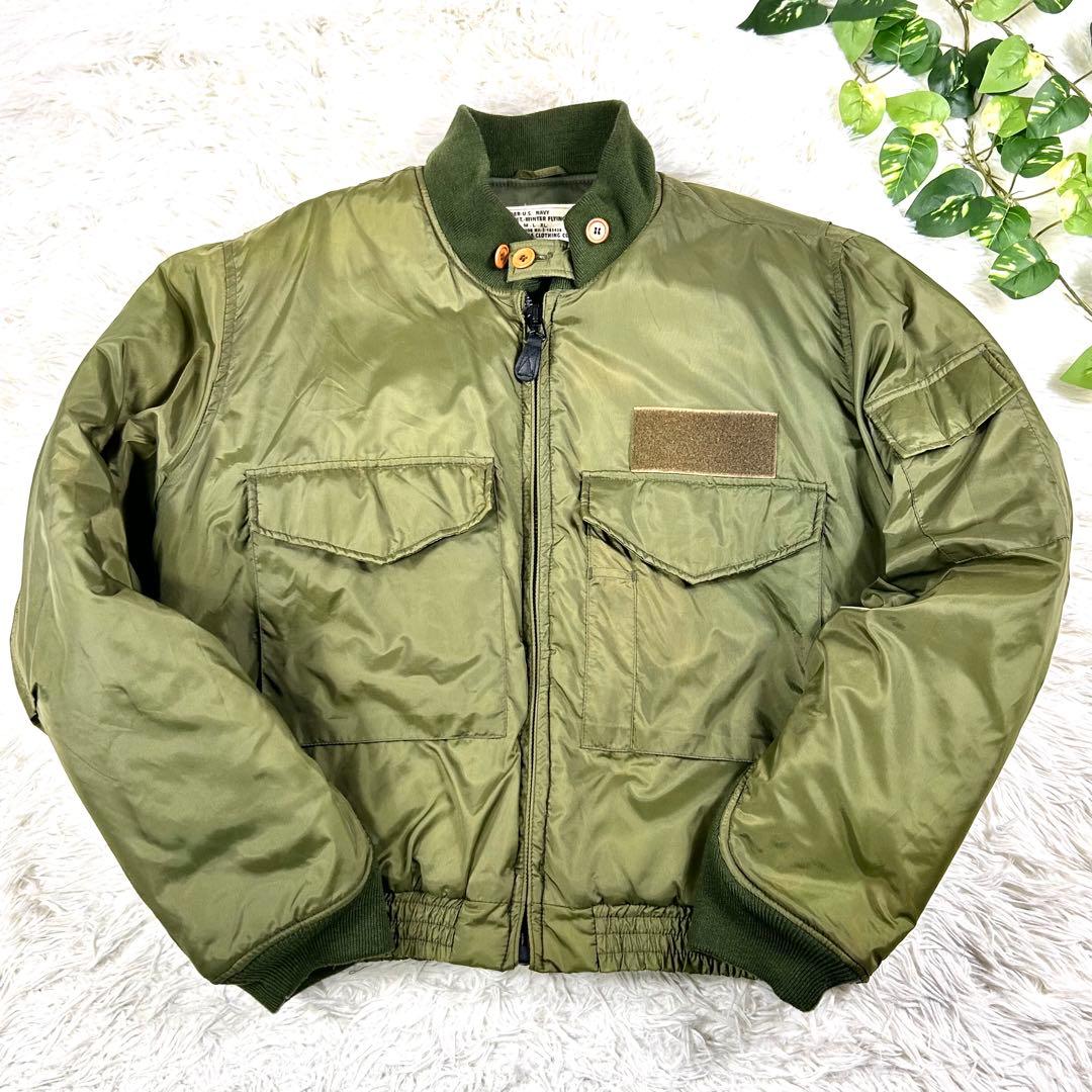 AVIREX G-8 フライトジャケット オリーブ XL 中綿 大きいサイズ 緑