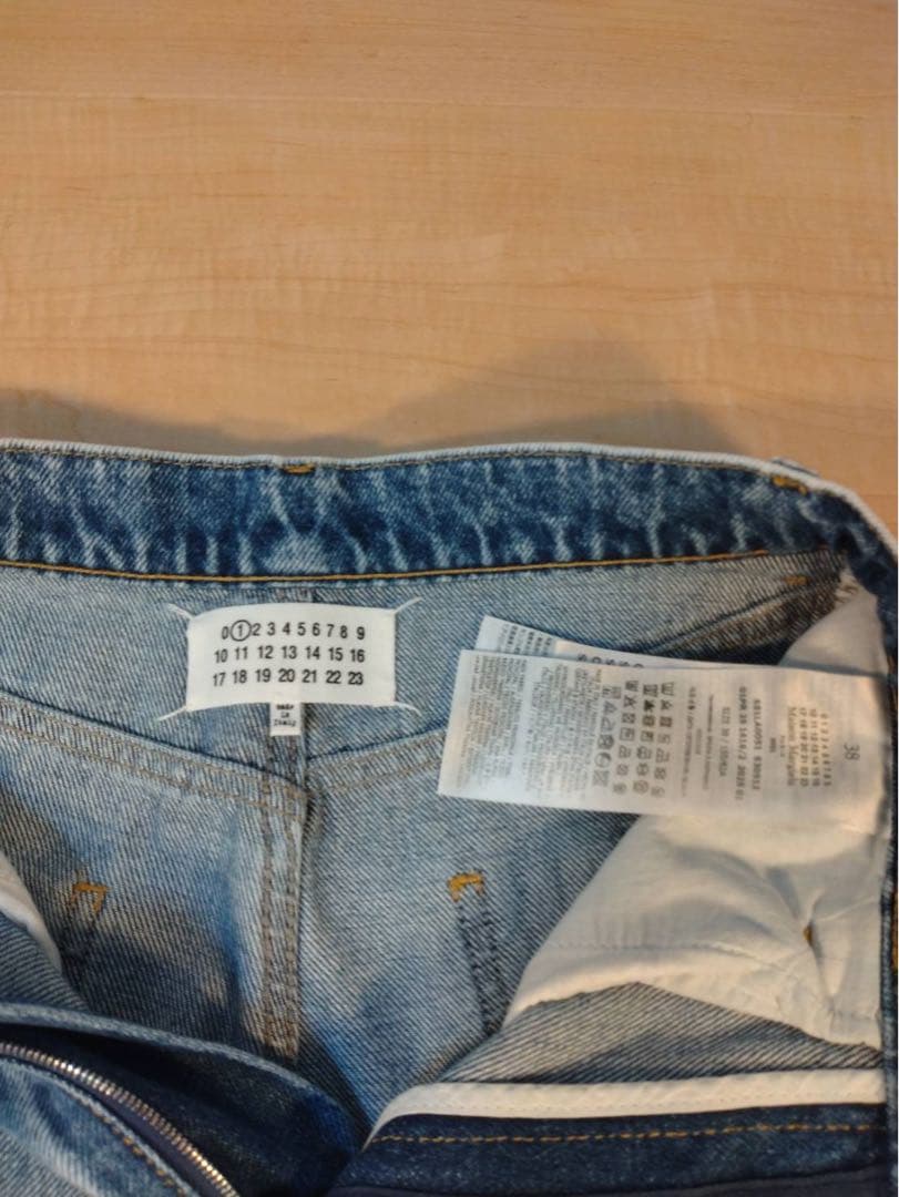 Maison Margiela マルジェラ　カットアウトデニム　38