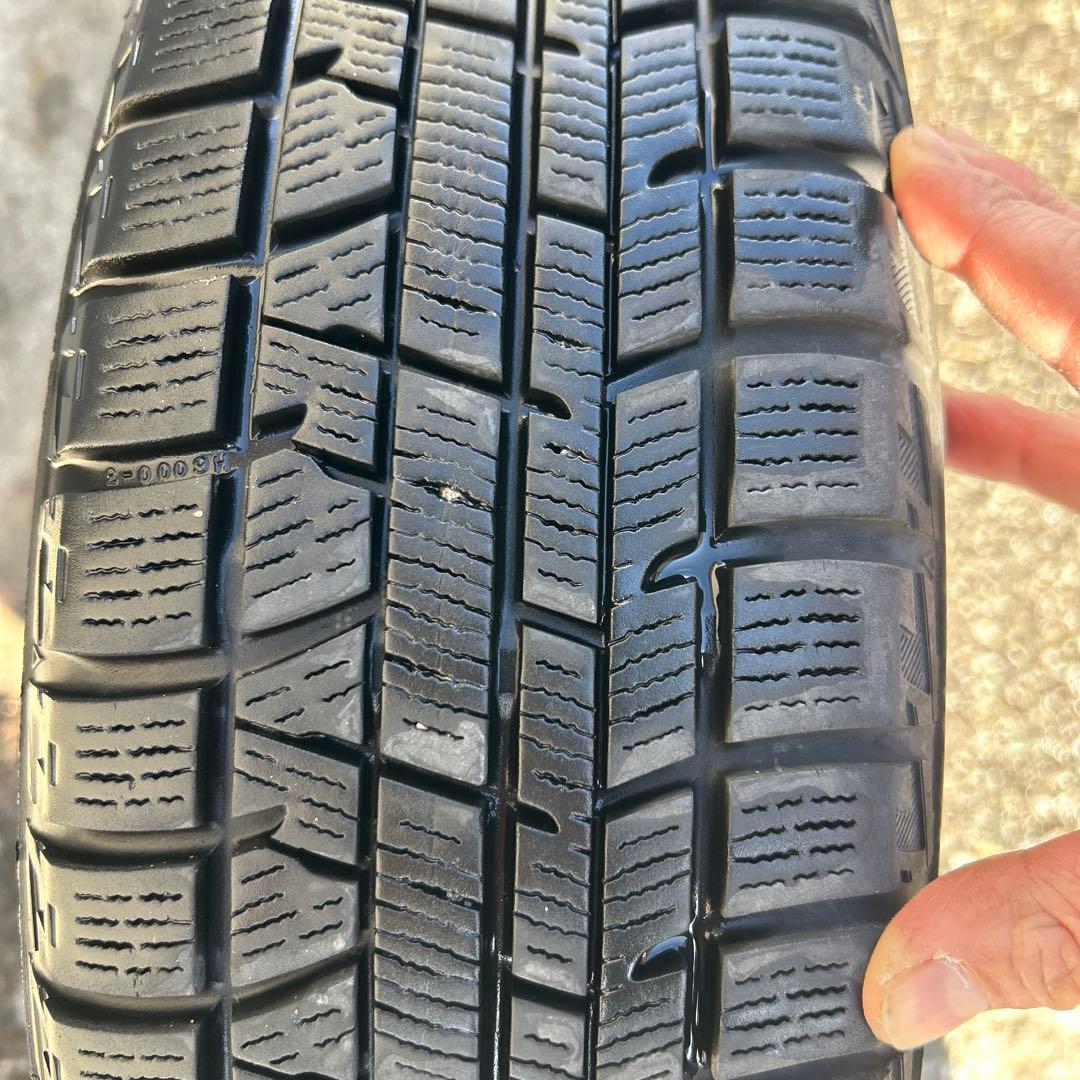 155/65R14ダイハツ純正アルミとスタッドレスタイヤ４本セット送料込