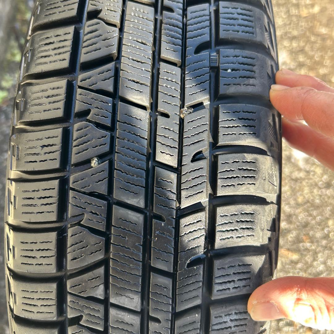 155/65R14ダイハツ純正アルミとスタッドレスタイヤ４本セット送料込