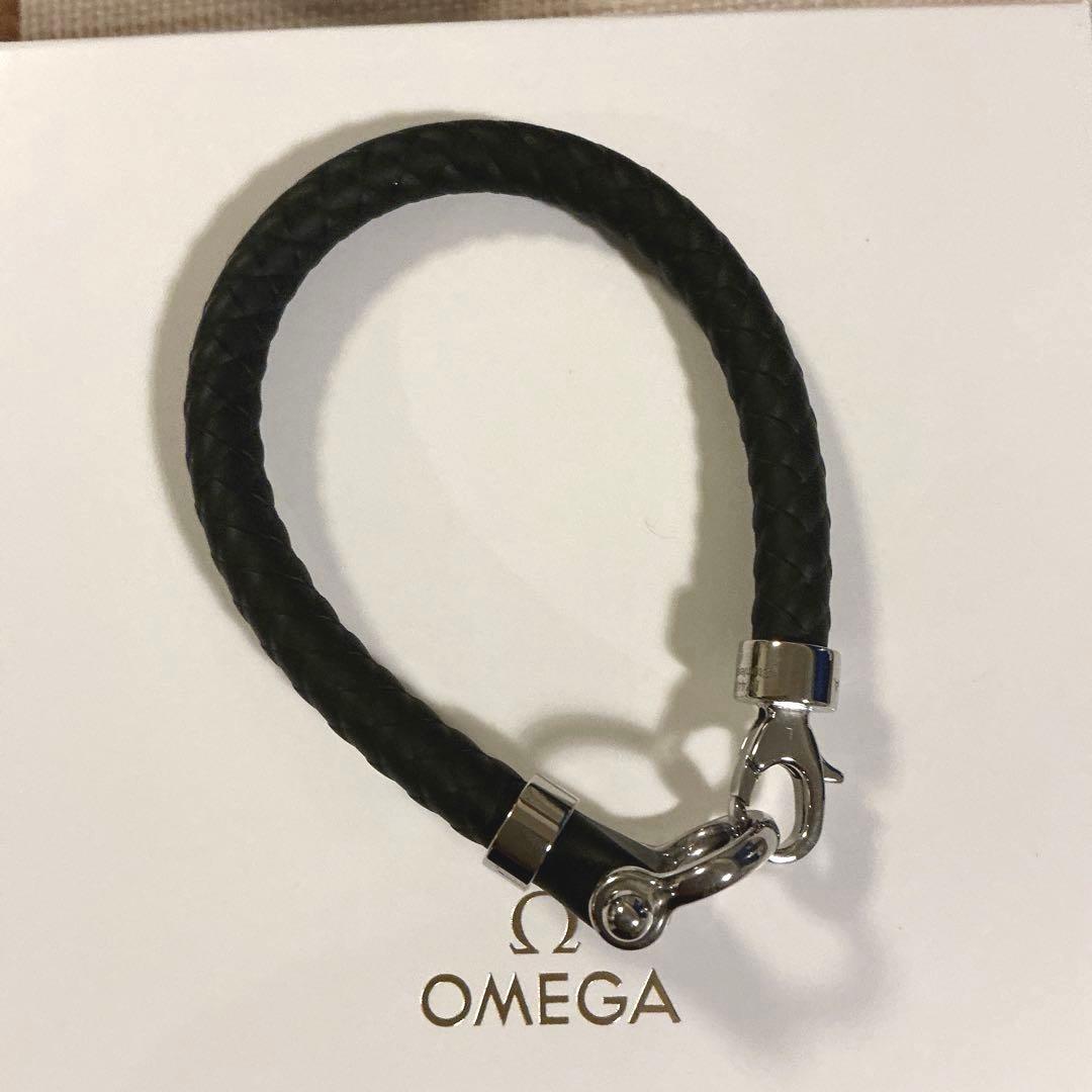 OMEGA セイリング　ブレスレット　ラバー ブラック