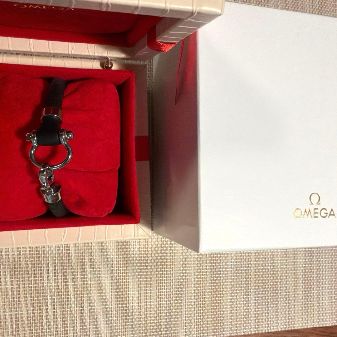 OMEGA セイリング　ブレスレット　ラバー ブラック