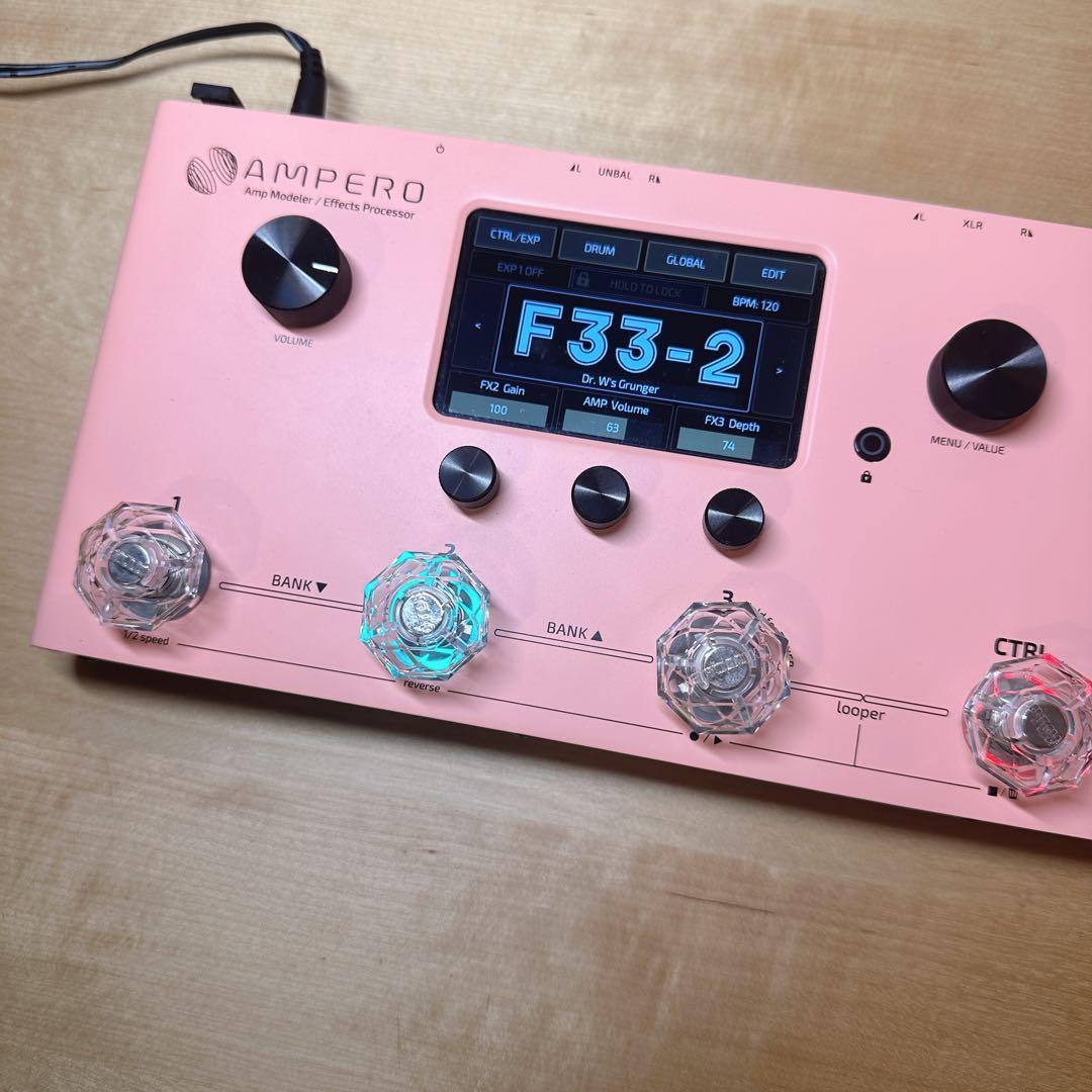 hotone ampero pink美品 ホットトーン マルチエフェクターピンク