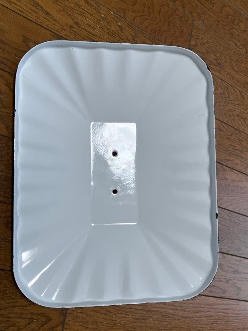 北欧さま専用　【未使用】角形ホーロ製ブレッドケース　ピンク　CAKES