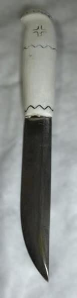 1960年代ヴィンテージ】フィンランド製伝統工芸プーッコナイフ刻印入・毛皮シース