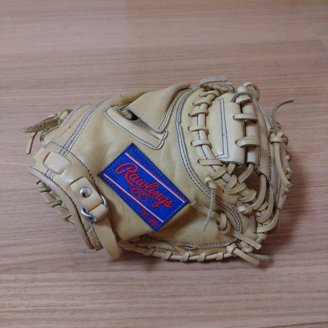 少年軟式Rawlings キャッチャーミットベージュ