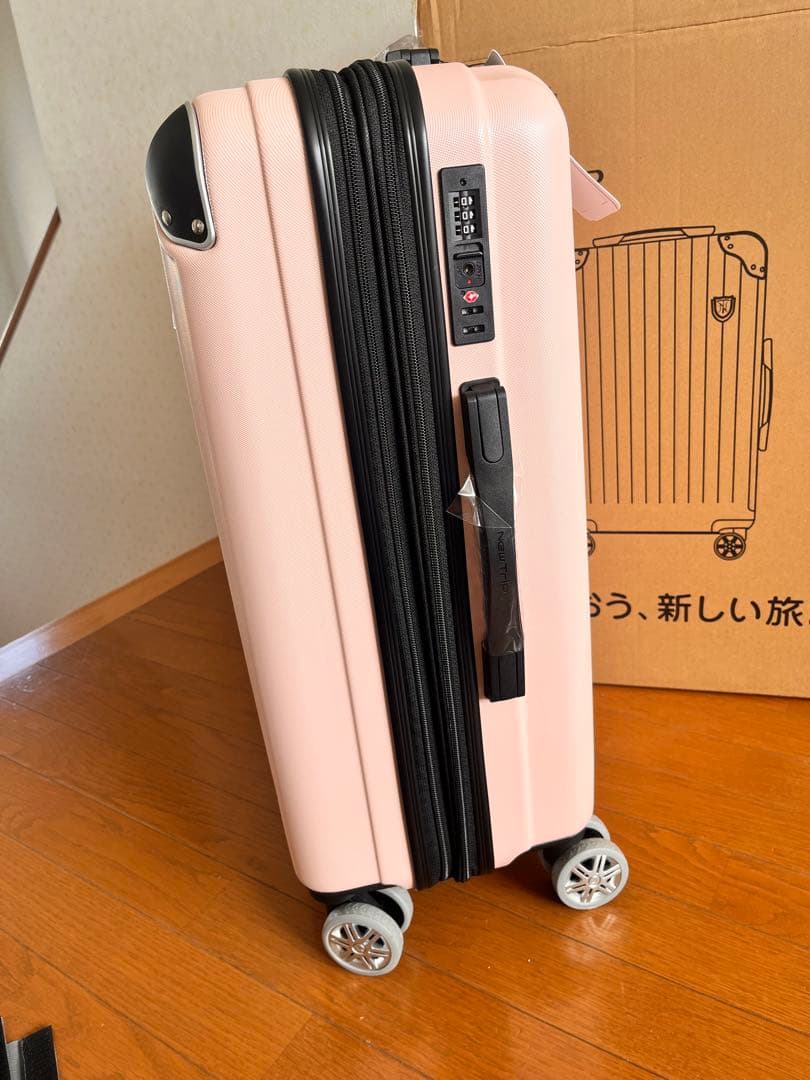 新品未使用 New Trip ピンク中型キャリーケース M 24インチ4～6泊