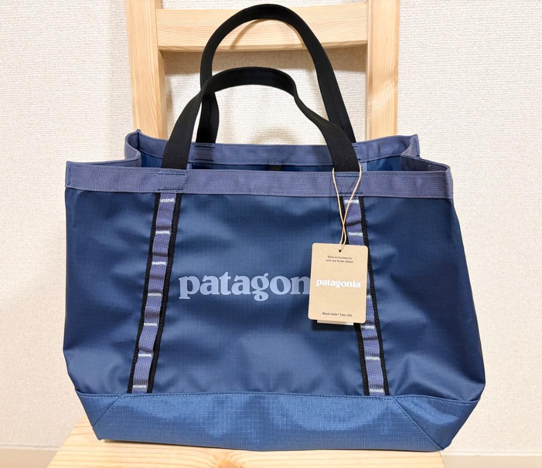 パタゴニア　ブラックホールトート25L カレントブルー