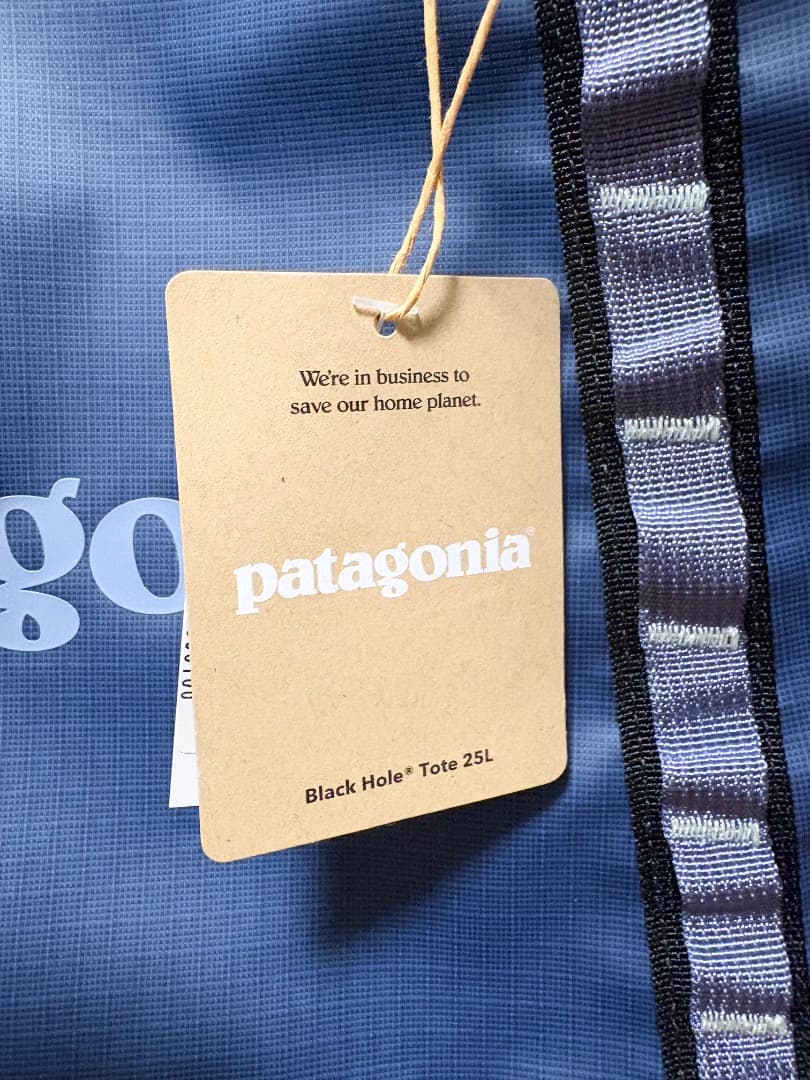 パタゴニア　ブラックホールトート25L カレントブルー