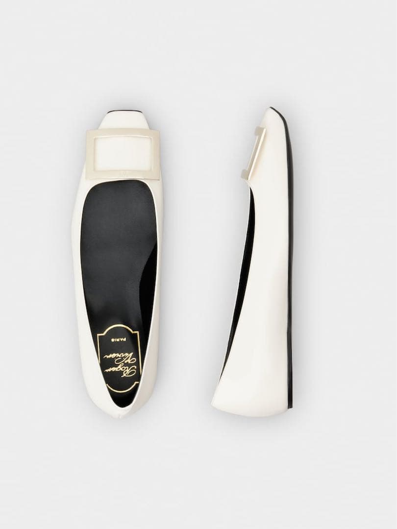 専用＊＊ ロジェヴィヴィエ　トランペット パテントレザー バレリーナ