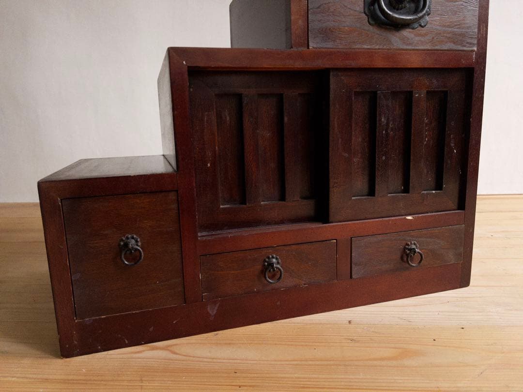 棚　階段　和風　古道具　古家具　和家具　ビンテージ　アンティーク　レトロ