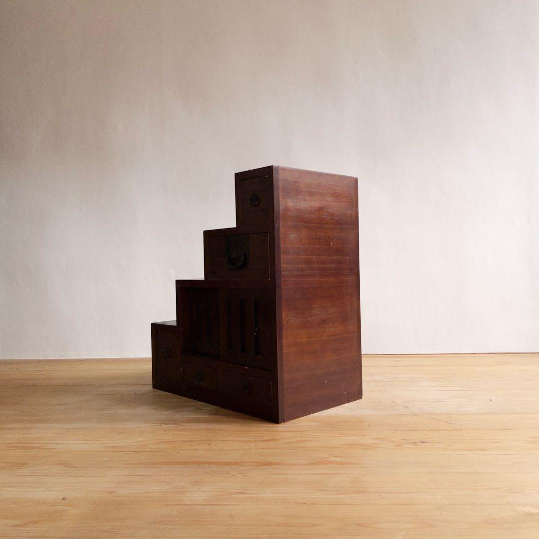 棚　階段　和風　古道具　古家具　和家具　ビンテージ　アンティーク　レトロ