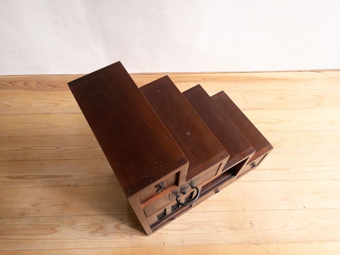 棚　階段　和風　古道具　古家具　和家具　ビンテージ　アンティーク　レトロ