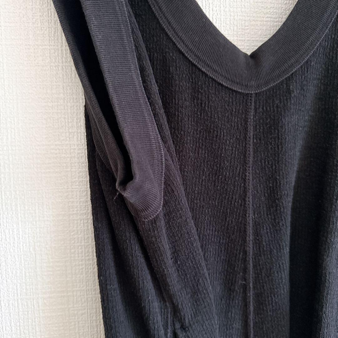 todayful コットンリネンラフコンビネゾン サロペット 黒 完売品 近年