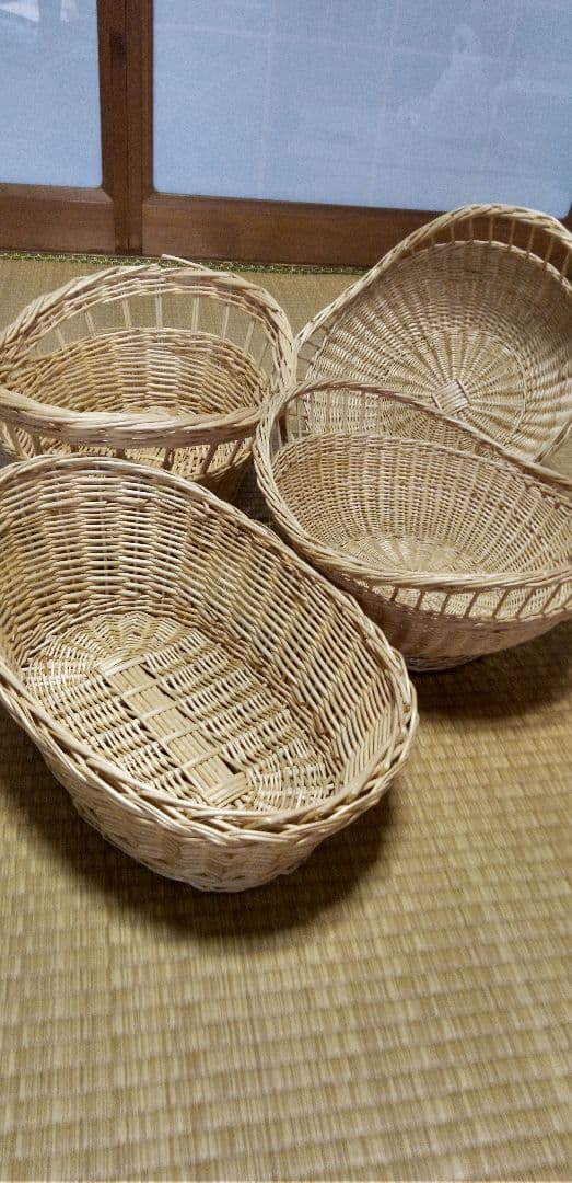 ＊籐かごセット　4点