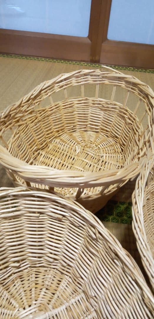＊籐かごセット　4点
