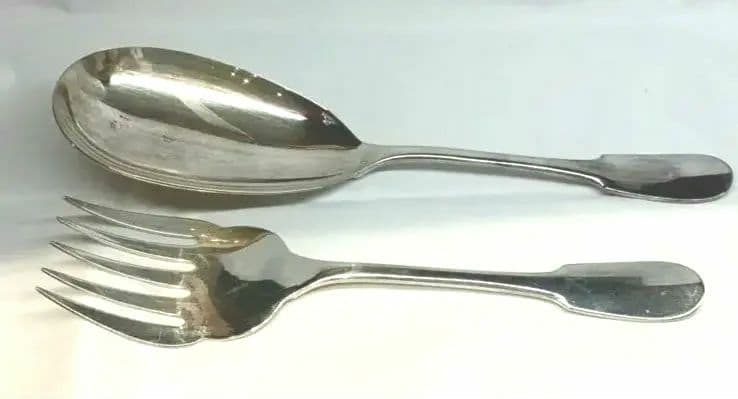 クリストフルChristope ①　サーバースプーン&フォークセット