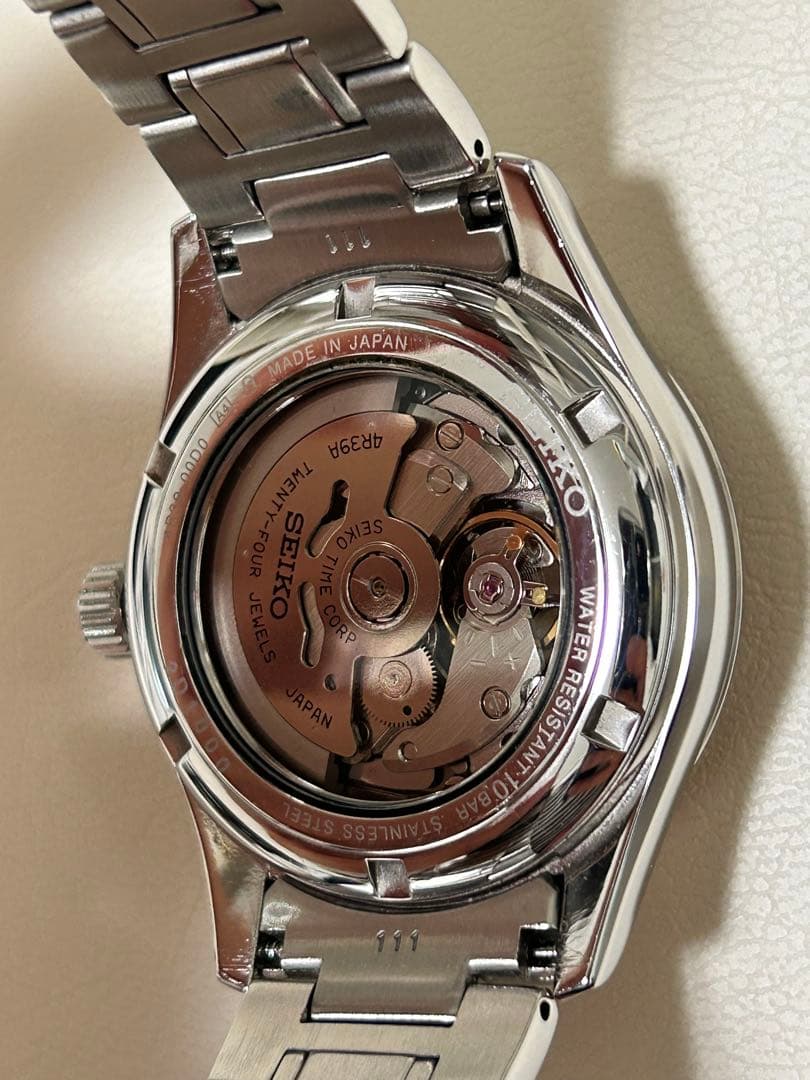 SEIKO プレサージュ　水色　SSA137J1 4R39-0002